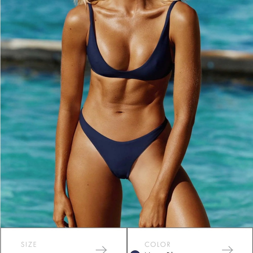 Ark Bikin set in navy blue
